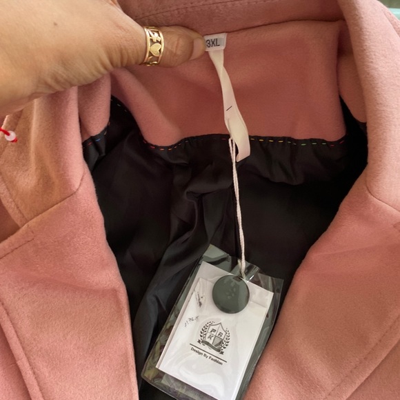 ♥️Muted pink mix wool coat♥️ - Picture 6 of 6